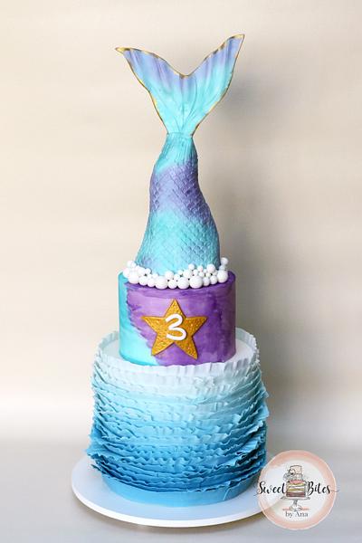 Mermaid Tail Cake - Cake this Again Collaboration - Cake by Sweet Bites by Ana
