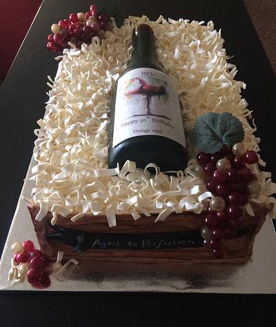 Wine bottle - Cake by Jeaniecakes