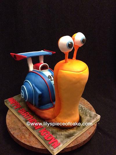 Turbo the snail! - Cake by Lily's Piece of Cake, LLC