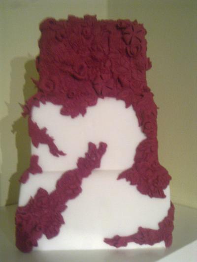 Claret Collage - Cake by PetiteSweet-Cake Boutique