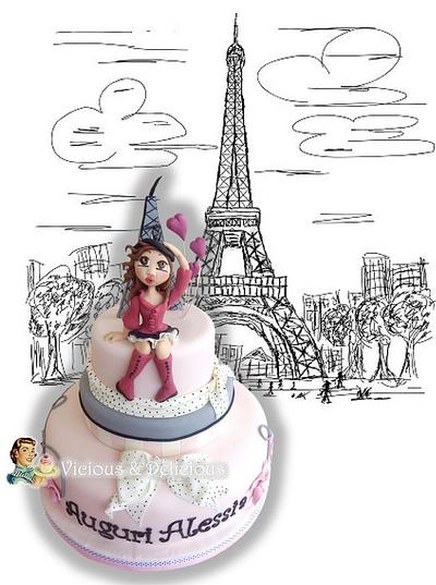 "Vent à Paris" cake - Cake by Sara Solimes Party solutions