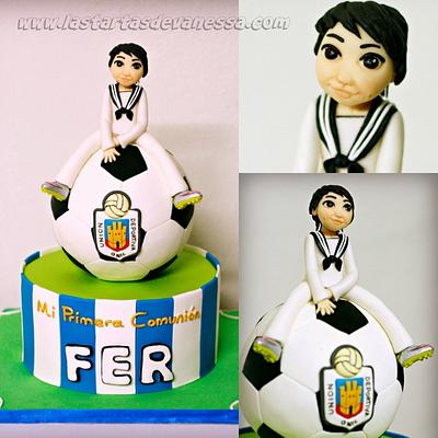 Comunión de Fer - Cake by Vanessa Rodríguez