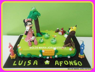 Minnie e Angry birds - Cake by esteves