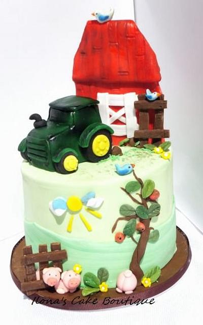 Farm Cake - Cake by Ilona's Cake Boutique