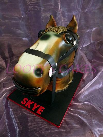 3D Horse head - Cake by Loopy