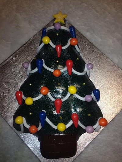 Christmas tree - Cake by Niknoknoos Cakery