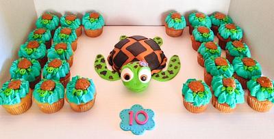 Sea turtles - Cake by Cups-N-Cakes 