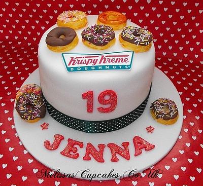 Krispy Kreme Doughnuts Cake - Cake by Melissa's Cupcakes