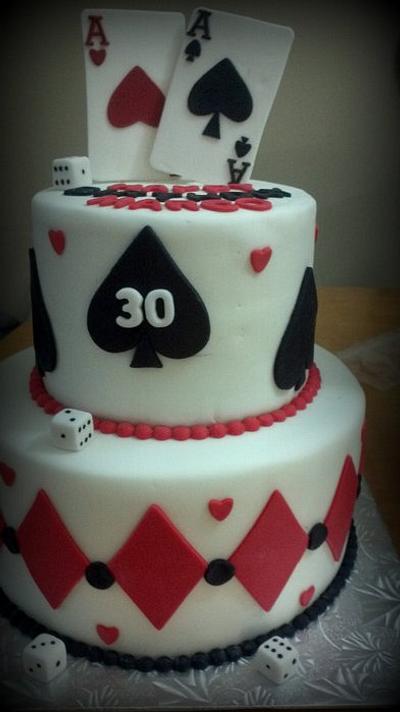 30th birthday cake - Cake by DeliciasGloria