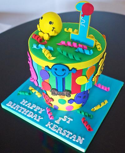 Mr Men cake  - Cake by Partymatecakes 