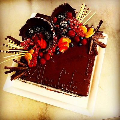 Chocolate Birthday...... - Cake by NASCHwerk