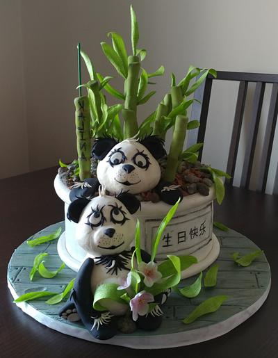B'Day cake for a panda bear lover 😁 - Cake by Magda Zerbe