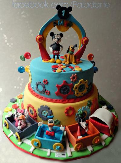 Mickey Mouse and friends  - Cake by Paladarte El Salvador