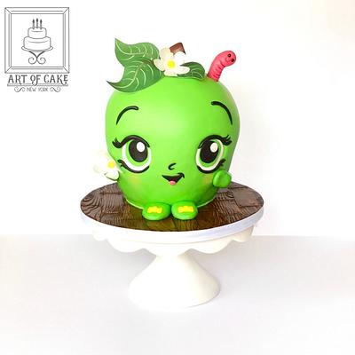 Shopkins Apple Blossom 3D Cake - Cake by Akademia Tortu - Magda Kubiś