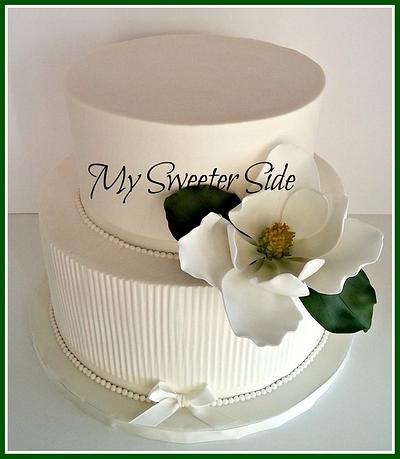 I Do!.....Again! - Cake by Pam from My Sweeter Side