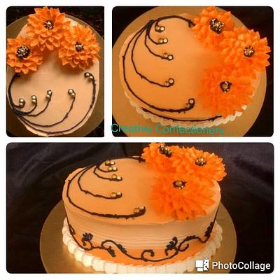 A Simple Birthday cake.. - Cake by Creative Confectionery(Trupti P)
