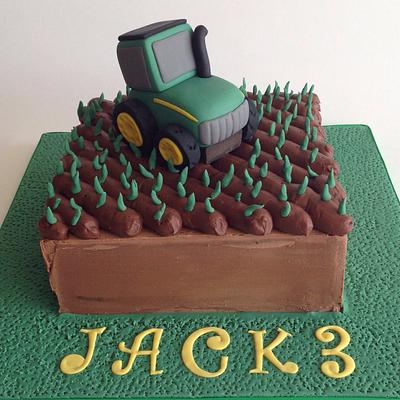 Farm tractor cake - Cake by The Chocolate Bakehouse