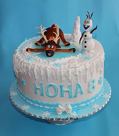Frozen cake - Cake by Cake boutique by Krasimira Novacheva