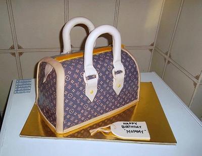 LV BAG cake.............. - Cake by KristianKyla