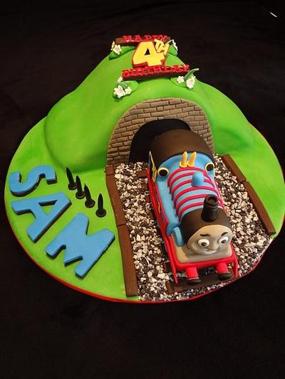 Thomas The Tank Engine Cake - Cake by Julie Anne White