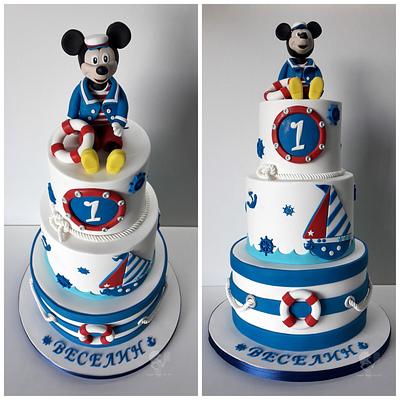Sailor Mickey Mouse cake - Cake by Antonia Lazarova