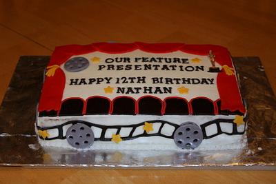 Movie Theater Cake - Cake by Michelle