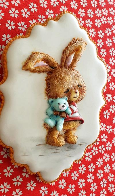 Not an usual Easter Bunny..... - Cake by The Cookie Lab  by Marta Torres