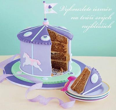Caramel mudcake caroussel cake - Cake by Hana Rawlings
