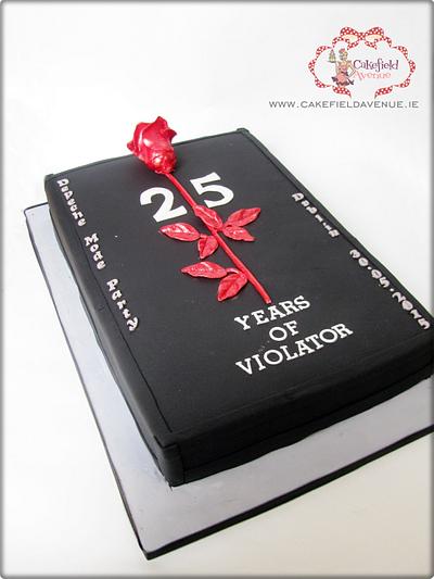 VIOLATOR CAKE (Depeche Mode)  - Cake by Agatha Rogowska ( Cakefield Avenue)