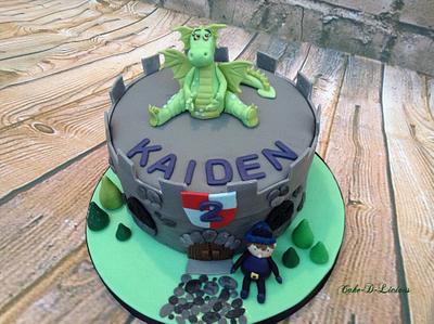 Dragon & Castle - Cake by Sweet Lakes Cakes