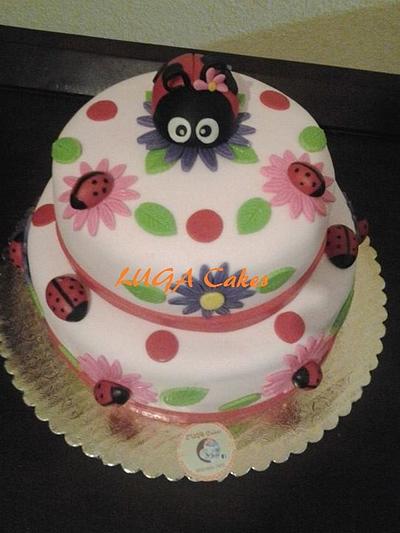 Ladybugs - Cake by Luga Cakes
