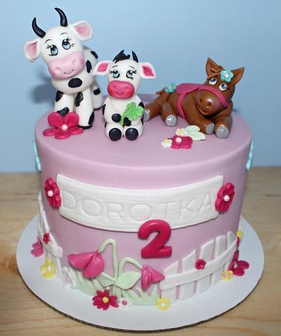 Birthday for Dorotka - Cake by Adriana12