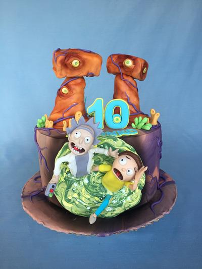 Rick and Morty - Cake by Layla A