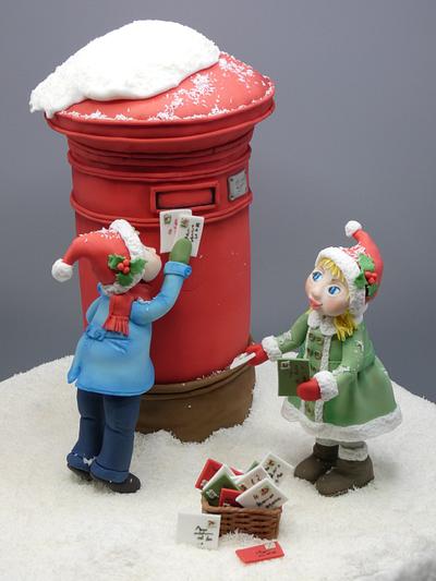 Collaboration Believe in the magic of christmas: X mail - Cake by Olina Wolfs