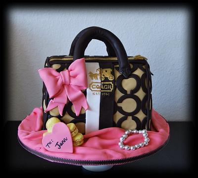 Purse cake - Cake by BloomCakeCo