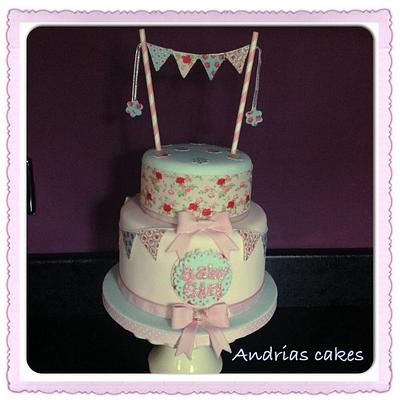 Baby shower cake  - Cake by Andrias cakes scarborough