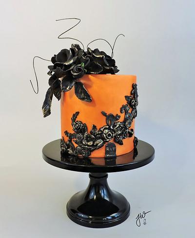 Halloween Bas Relief  - Cake by Jeanne Winslow