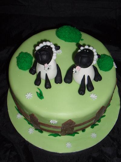 Sheep Cake - Cake by Janne Regan