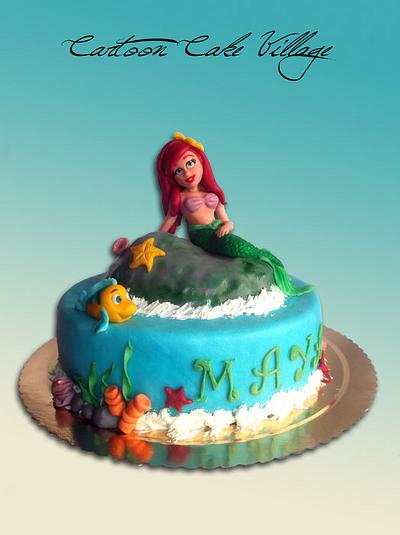 Little Mermaid - Cake by Eliana Cardone - Cartoon Cake Village