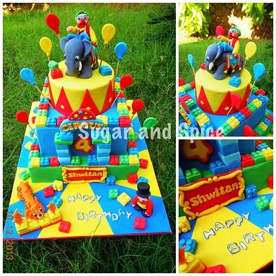 Lego Circus Cake - Cake by Sugar and Spice