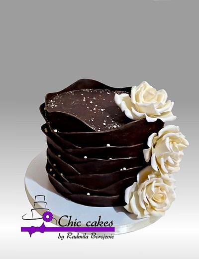 Elegant chocolate cake - Cake by Radmila