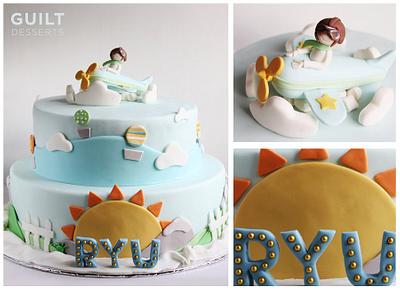 Fly through Blue Skies - Cake by Guilt Desserts