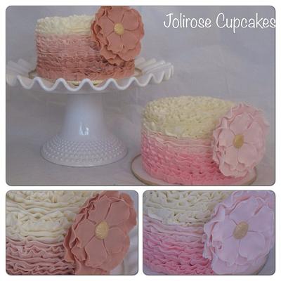 Buttercream Ruffle Cakes - Cake by Jolirose Cake Shop