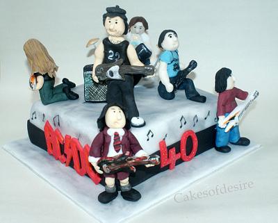 AC/DC Cake - Cake by cakesofdesire