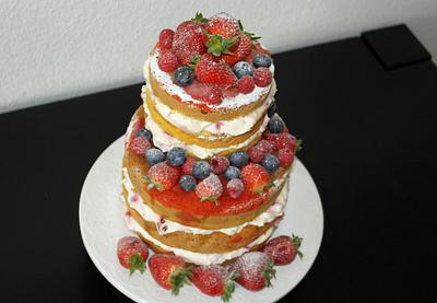 Naked cake - Cake by Anca