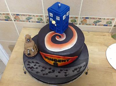 8th Birthday Dr Who Cake - Cake by MariaStubbs