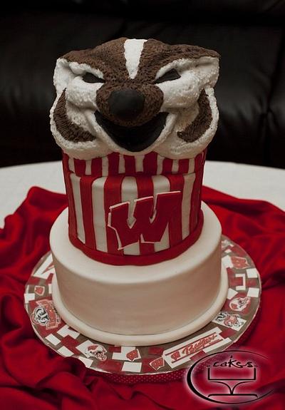 Bucky Badger cake - Cake by Komel Crowley