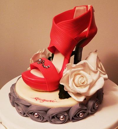 High Heel Shoe Topper - Cake by LaDolceVit