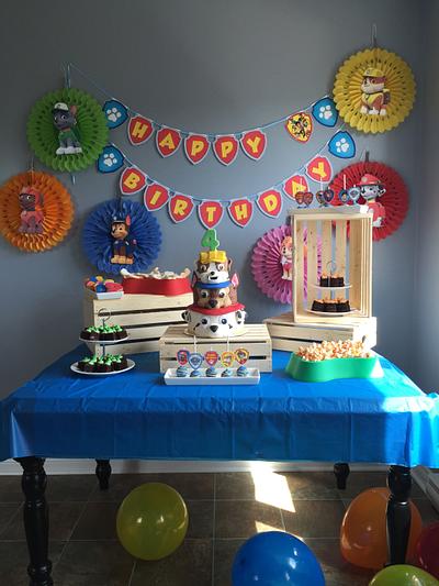 Paw Patrol Party - Cake by Happy Belly Cakery