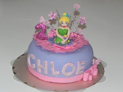 cake fée clochette - Cake by cendrine